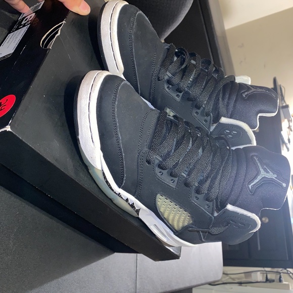 Size 7 Air Jordan 5 "Oreos" - Picture 7 of 8